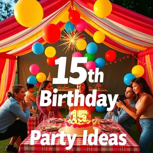  15th Birthday Party Ideas featured image