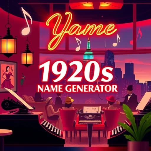  1920s Name Generator featured image