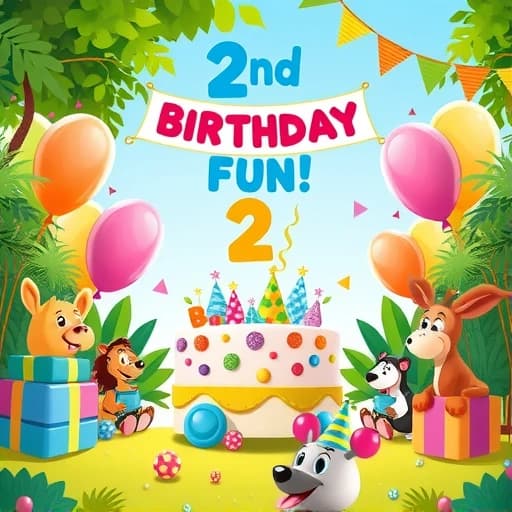 2nd Birthday Party Ideas featured image