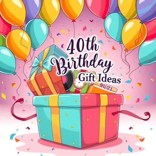 40th Birthday Gift Ideas featured image