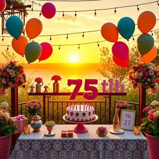 75th Birthday Party Ideas featured image