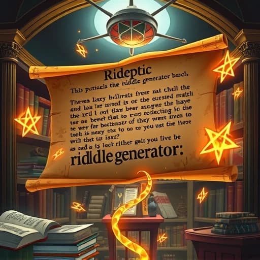 AI Cryptic Riddle Generator featured image