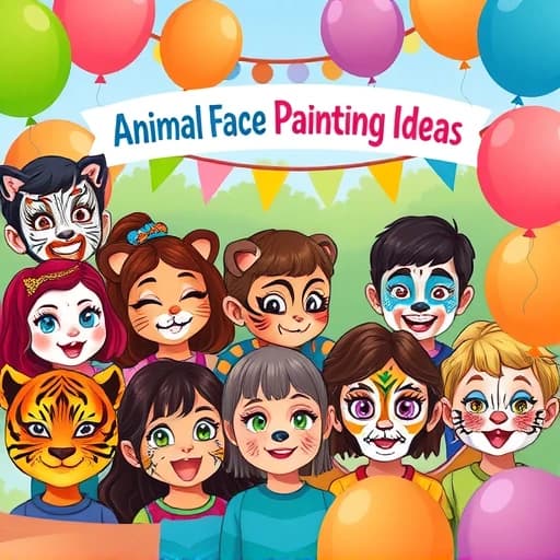 Animal Face Painting Ideas featured image