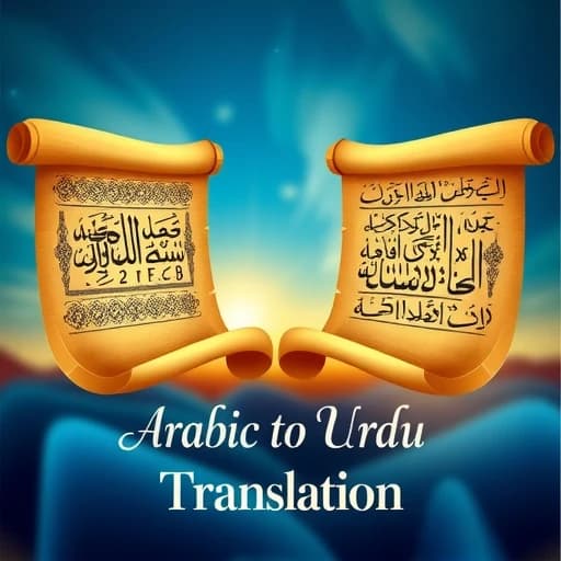 Arabic to Urdu Translation featured image