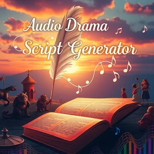 Audio Drama Script Generator featured image