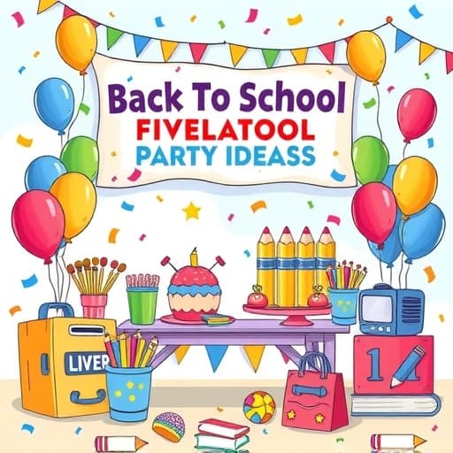 Back To School Party Ideas featured image