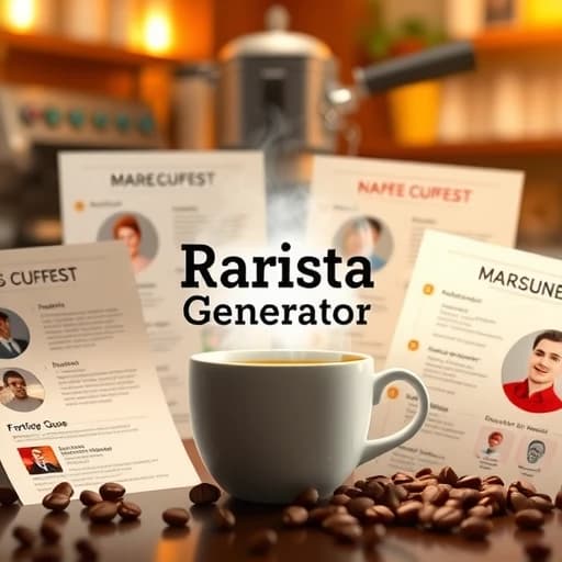 Barista Resume Generator featured image