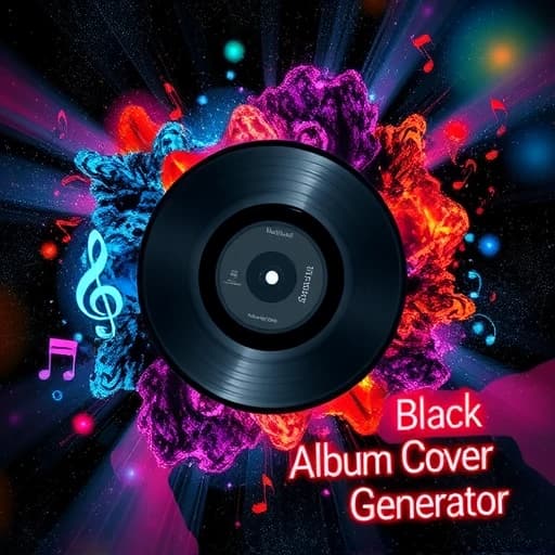 Black Album Cover Generator featured image