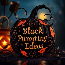  Black Pumpkin Painting Ideas icon