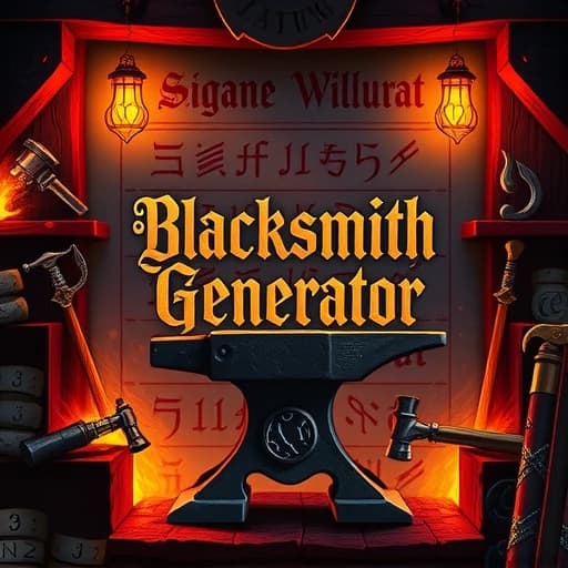 Blacksmith Name Generator featured image