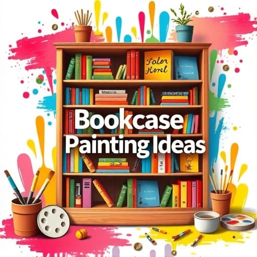  Bookcase Painting Ideas featured image