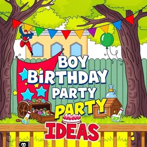Boy Birthday Party Ideas featured image