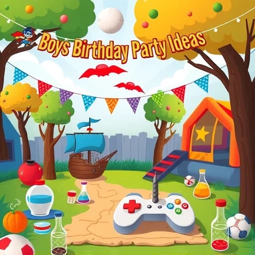 Boys Birthday Party Ideas featured image