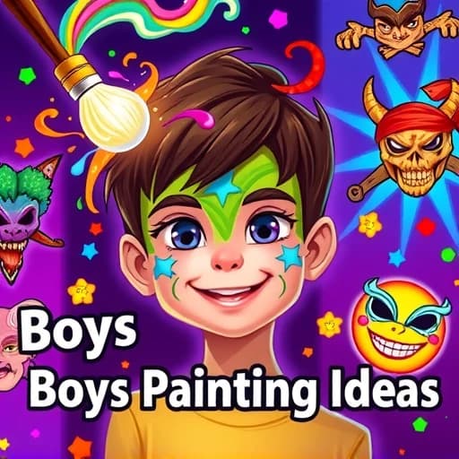 Boys Face Painting Ideas featured image