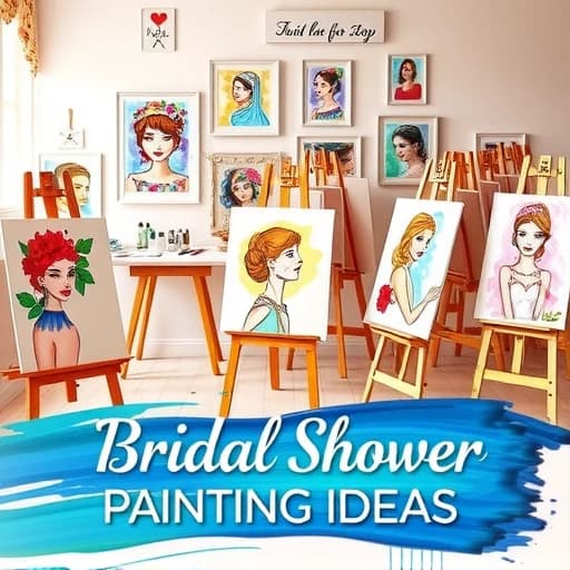 Bridal Shower Painting Ideas featured image