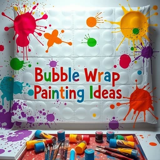 Bubble Wrap Painting Ideas featured image