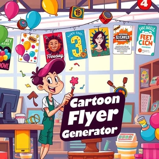 Cartoon Flyer Generator featured image