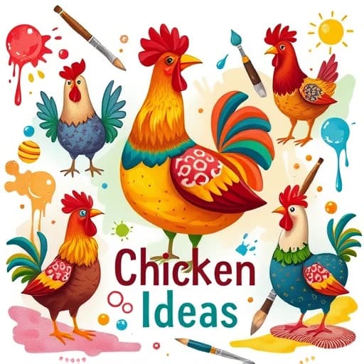 Chicken Painting Ideas featured image