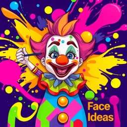  Clown Face Painting Ideas icon
