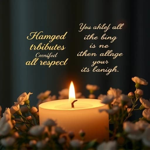 Condolence Speech Generator featured image