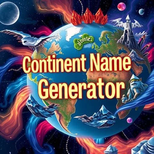 Continent Name Generator featured image