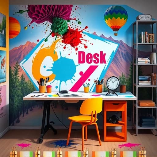 Cool Desk Painting Ideas featured image