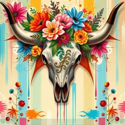  Cow Skull Painting Ideas icon