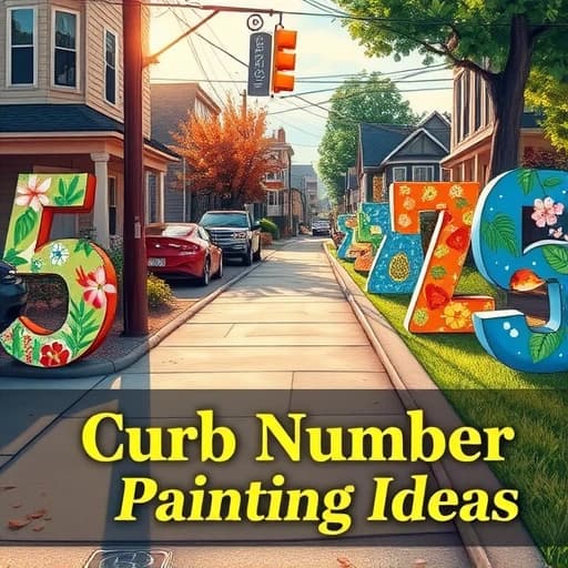  Curb Number Painting Ideas featured image