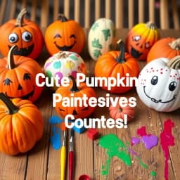  Cute Pumpkin Painting Ideas icon