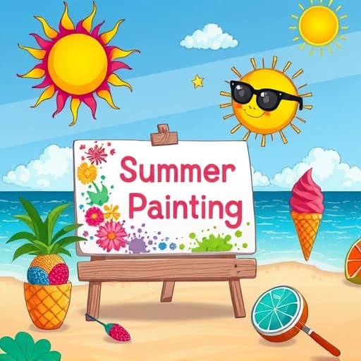 Cute Summer Painting Ideas featured image