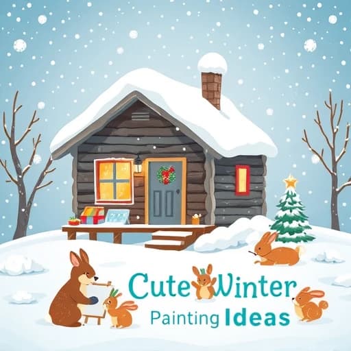 Cute Winter Painting Ideas featured image