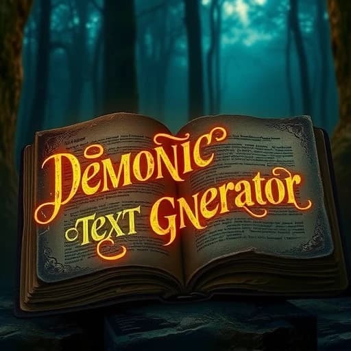  Demonic Text Generator featured image