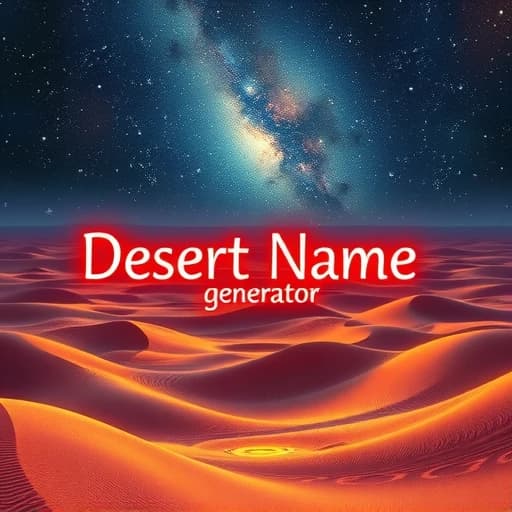 Desert Name Generator featured image