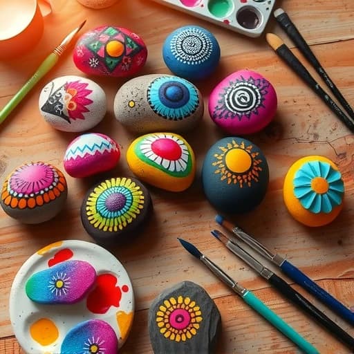 Dot Rock Painting Ideas featured image