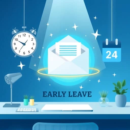 Early Leave Email Template featured image