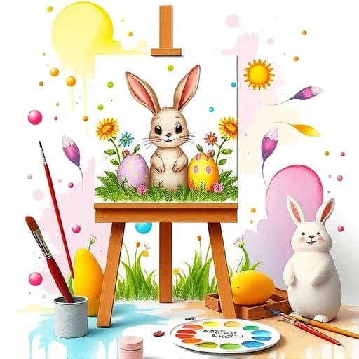 Easter Canvas Painting Ideas featured image