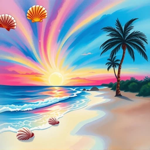 Easy Beach Painting Ideas featured image