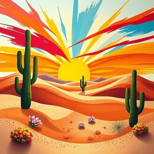 Easy Desert Painting Ideas featured image