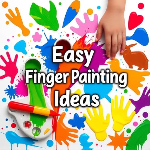 Easy Finger Painting Ideas featured image