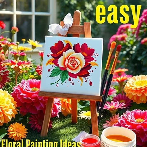 Easy Floral Painting Ideas featured image