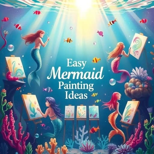 Easy Mermaid Painting Ideas featured image