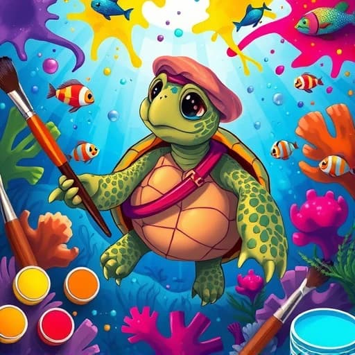 Easy Turtle Painting Ideas featured image