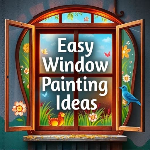 Easy Window Painting Ideas featured image