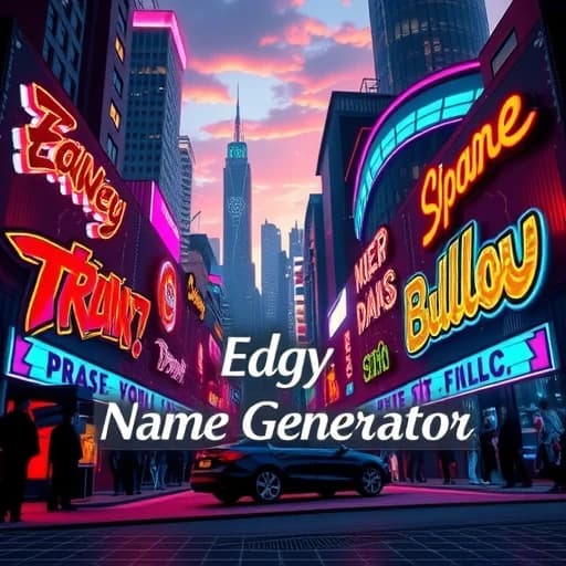 Edgy Name Generator featured image