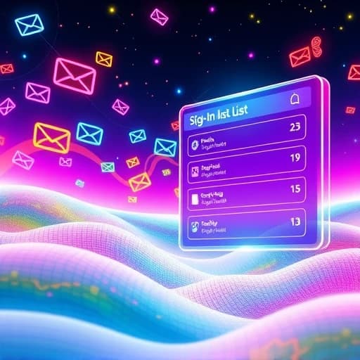 Email Sign In List Template featured image