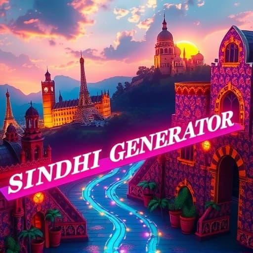 English to Sindhi Generator featured image