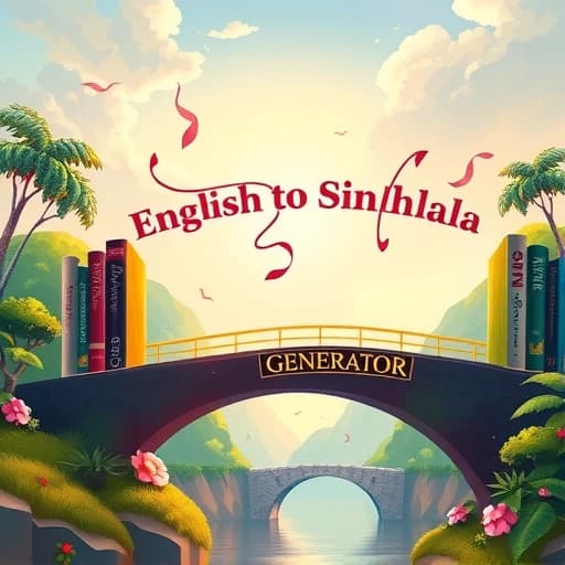 English to Sinhala Generator featured image