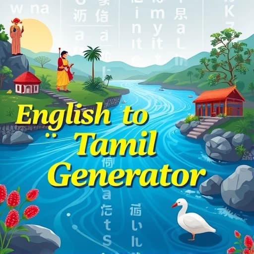 English to Tamil Generator featured image