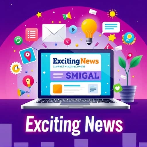 Exciting News Email Template featured image