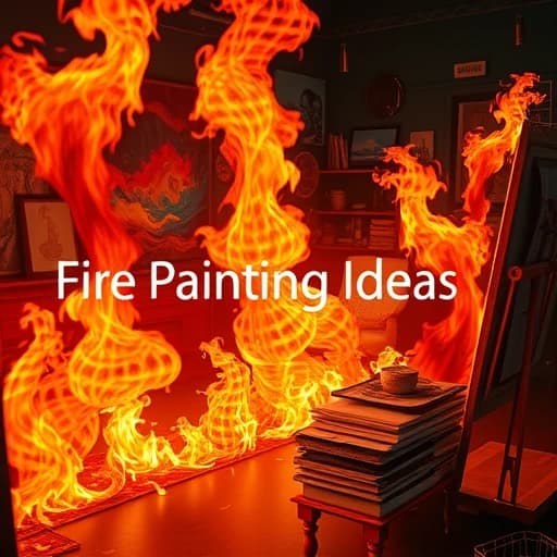 Fire Painting Ideas featured image